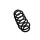 Suspension Spring Set rear axle coil spring Ø 12.3 mm EIBACH for e.g. AUDI A4