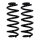 Suspension spring set rear Ø 13.8 mm 315 mm EIBACH for e.g. AUDI A4 Allroad B9