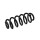 Suspension Spring Set rear axle coil spring Ø 13.8 mm EIBACH for e.g. AUDI A4