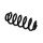 Suspension Spring Set Rear Axle Coil Spring Ø 14.3 mm EIBACH for AUDI A4