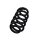 Suspension Spring Set rear axle coil spring Ø 15 mm EIBACH for e.g. AUDI A5