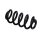 Suspension Spring Set rear axle coil spring Ø 15 mm EIBACH for e.g. AUDI A5