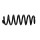 Suspension Spring Set Rear Axle Coil Spring Ø 13.5 mm EIBACH for AUDI A6
