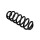 Suspension Spring Set Rear Axle Coil Spring Ø 13.5 mm EIBACH for AUDI A6