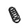 Suspension Spring Set Rear Axle Coil Spring Ø 13.5 mm EIBACH for AUDI A6