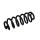 Suspension Spring Set rear axle coil spring Ø 14.3 mm EIBACH for e.g. AUDI A6