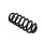 Suspension Spring Set rear axle coil spring Ø 14.5 mm EIBACH for e.g. AUDI A7