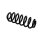 Suspension Spring Set rear axle coil spring Ø 14.5 mm EIBACH for e.g. AUDI A7