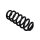 Suspension Spring Set Rear Axle Coil Spring Ø 15 mm EIBACH for AUDI A6