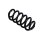 Suspension Spring Set rear axle coil spring Ø 15 mm EIBACH for e.g. AUDI A6