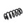 Suspension Spring Set Rear Axle Coil Spring Ø 14 mm EIBACH for AUDI A6