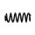 Suspension Spring Set rear axle coil spring Ø 15 mm EIBACH for e.g. AUDI A7