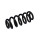 Suspension Spring Set rear axle coil spring Ø 15 mm EIBACH for e.g. AUDI A7