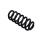 Suspension Spring Set rear axle coil spring Ø 16 mm EIBACH for e.g. AUDI A6