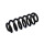Suspension Spring Set rear axle coil spring Ø 16 mm EIBACH for e.g. AUDI A6