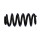 Suspension Spring Set Rear Axle Coil Spring Ø 16.5 mm EIBACH for AUDI A6