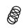 Suspension Spring Set front coil spring Ø 11.5 mm EIBACH for e.g. SKODA FABIA