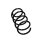 Suspension Spring Set front coil spring Ø 11.5 mm EIBACH for e.g. SKODA FABIA