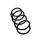 Suspension Spring Set front coil spring Ø 11.5 mm EIBACH for e.g. SEAT IBIZA