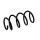 Suspension Spring Set front axle coil spring Ø 12 mm EIBACH for e.g. VW POLO