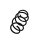 Suspension Spring Set front coil spring Ø 12.3 mm EIBACH for e.g. SKODA KAMIQ