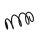 Suspension Spring Set front coil spring Ø 12.3 mm EIBACH for e.g. SKODA KAMIQ
