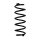 Suspension spring set rear axle Ø 10 mm 283 mm EIBACH for e.g. SEAT IBIZA V