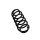 Suspension Spring Set rear coil spring Ø 10 mm EIBACH for SEAT IBIZA and others