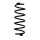 Suspension spring set rear axle Ø 10.3 mm 297 mm EIBACH for e.g. VW POLO VI