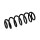 Suspension Spring Set rear axle coil spring Ø 10.3 mm EIBACH for e.g. VW POLO