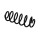 Suspension Spring Set rear axle coil spring Ø 11 mm EIBACH for e.g. VW POLO