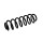Suspension Spring Set rear coil spring Ø 11.3 mm EIBACH for SKODA KAMIQ