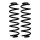 Suspension spring set rear axle Ø 11.3 mm 342 mm EIBACH for SKODA KAMIQ