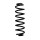 Suspension spring set rear axle Ø 11.3 mm 342 mm EIBACH for SKODA KAMIQ