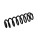 Suspension Spring Set Rear Axle Coil Spring Ø 11.3 mm EIBACH for SKODA KAMIQ