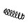 Suspension Spring Set Rear Axle Coil Spring Ø 11.3 mm EIBACH for SKODA KAMIQ