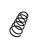 Suspension Spring Set front coil spring Ø 12.8 mm EIBACH for PEUGEOT 406