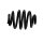 Suspension Spring Set Rear Axle Coil Spring Ø 13.3 mm EIBACH for BMW 3 Series