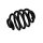 Suspension Spring Set Rear Axle Coil Spring Ø 13.3 mm EIBACH for BMW 3 Series