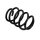 Suspension Spring Set front axle coil spring Ø 14.3 mm EIBACH for e.g. AUDI A3