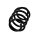Suspension Spring Set front axle coil spring Ø 14.3 mm EIBACH for e.g. AUDI A3