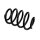 Suspension Spring Set front axle coil spring Ø 14.3 mm EIBACH for e.g. AUDI A3