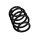 Suspension Spring Set front axle coil spring Ø 14.3 mm EIBACH for e.g. AUDI A3