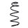 Suspension spring set front Ø 11.8 mm 371 mm EIBACH for e.g. PEUGEOT 2008 II