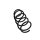 Suspension Spring Set front coil spring Ø 11.8 mm EIBACH for PEUGEOT 208