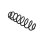 Suspension Spring Set rear coil spring Ø 10.5 mm EIBACH for CITROËN C4