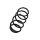 Suspension Spring Set front coil spring Ø 12 mm EIBACH for e.g. PEUGEOT 2008