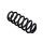 Suspension Spring Set rear axle coil spring Ø 15 mm EIBACH for e.g. AUDI A6