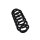 Suspension Spring Set rear axle coil spring Ø 15 mm EIBACH for e.g. AUDI A6