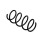 Suspension Spring Set front coil spring Ø 11 mm EIBACH for e.g. SEAT IBIZA
